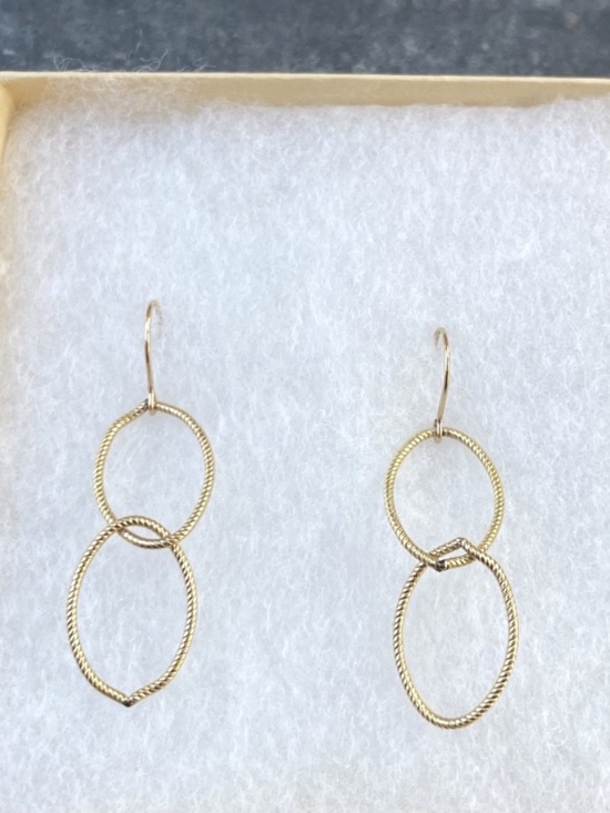 Jewelry - Gold Fill Oval Drop Earrings